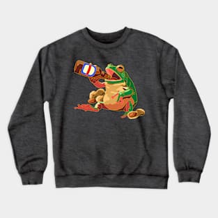 Drinking Frog Crewneck Sweatshirt